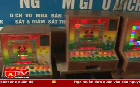 Triệt xóa tệ nạn đánh bạc máy xèng